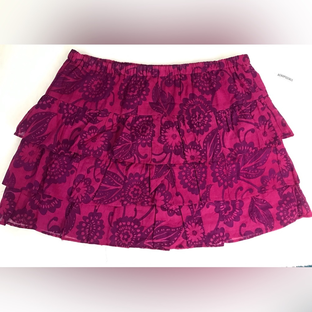 Aeropostale Ruffle Mini Skirt